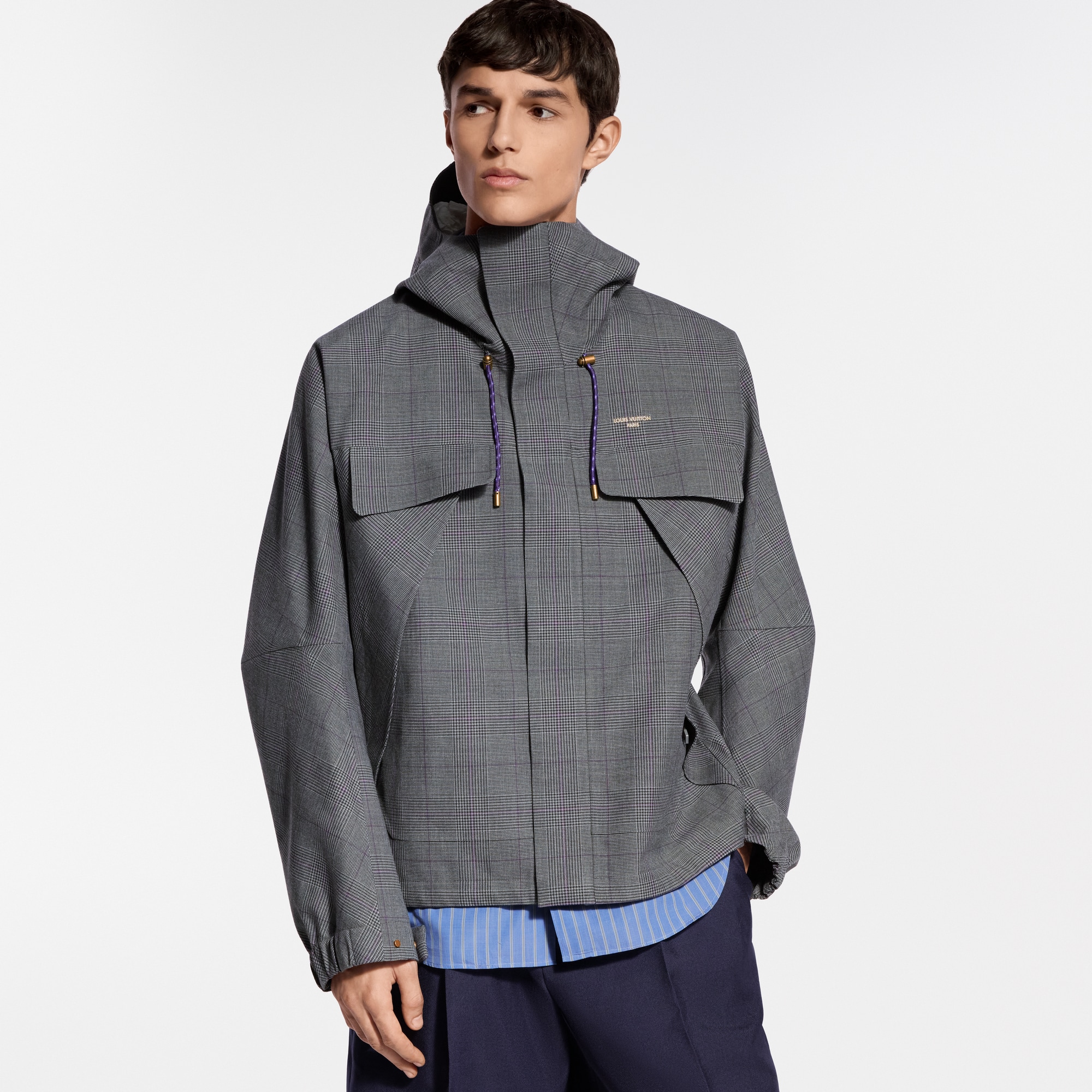 Prince Of Wales Printed Parka - New - For Men | LOUIS VUITTON ®